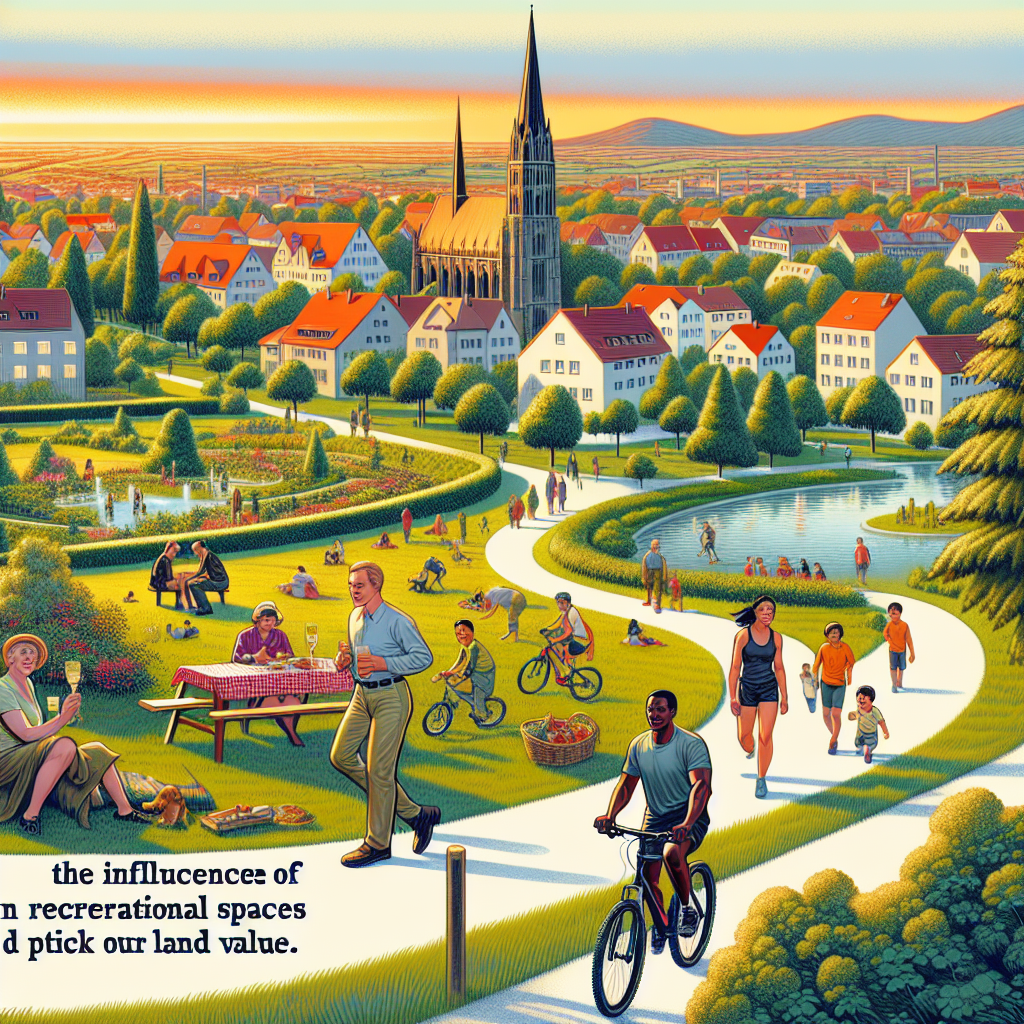 Einfluss von Naherholungsgebieten auf Bodenrichtwerte in Jena Ammerbach